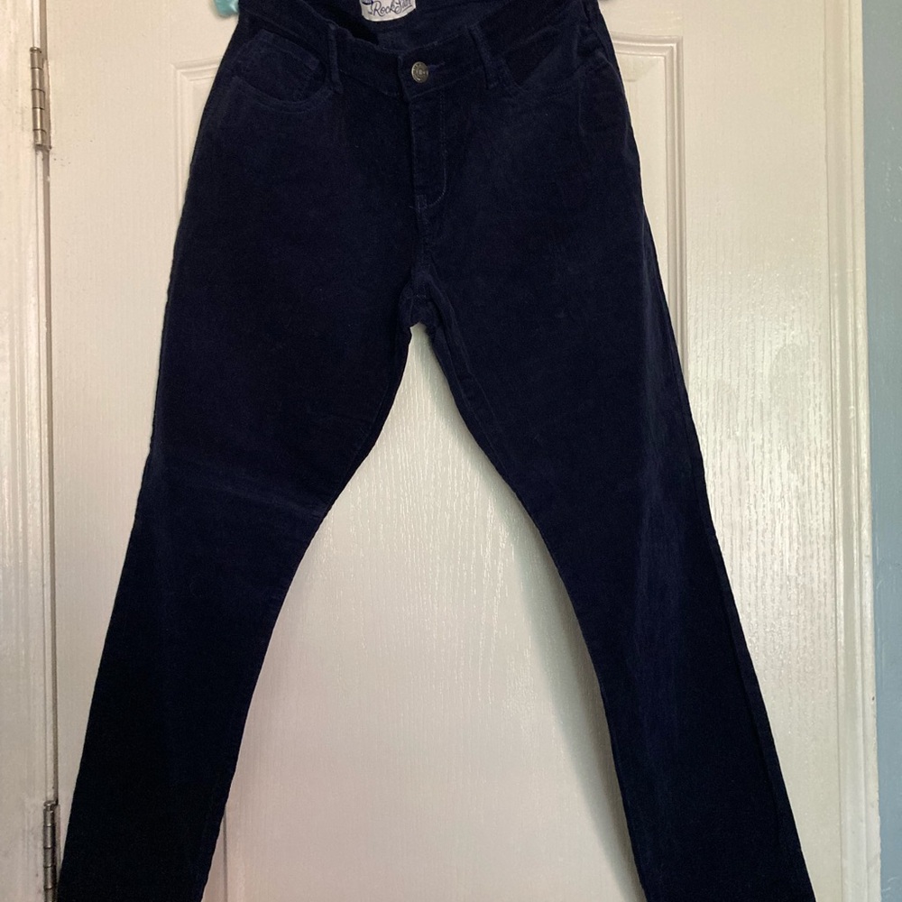 Old Navy Dark Navy Blue Corduroy Pants-Skinny-14